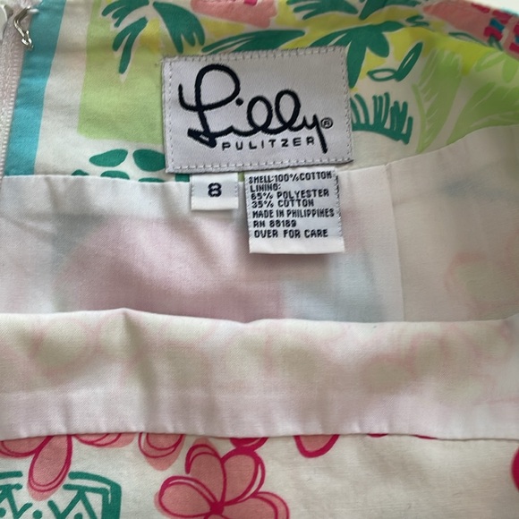 Lilly Pulitzer palace patch skirt resort wear 2004 size 8 - Picture 4 of 4